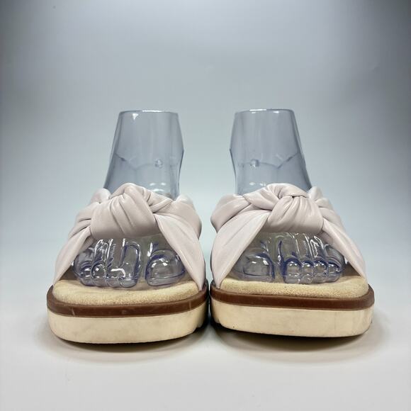 Cliffs by White Mountain Adrielle White Brown Wedge Sandals Women’s Size 8M - Picture 2 of 12